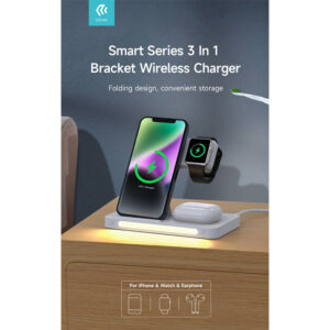 DEVIA Smart Series 3 In 1 Bracket Wireless Charger