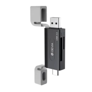 DEVIA Leopard USB+Type-C 3.0 To SD/TF 2 In 1 High-Speed Card Reader