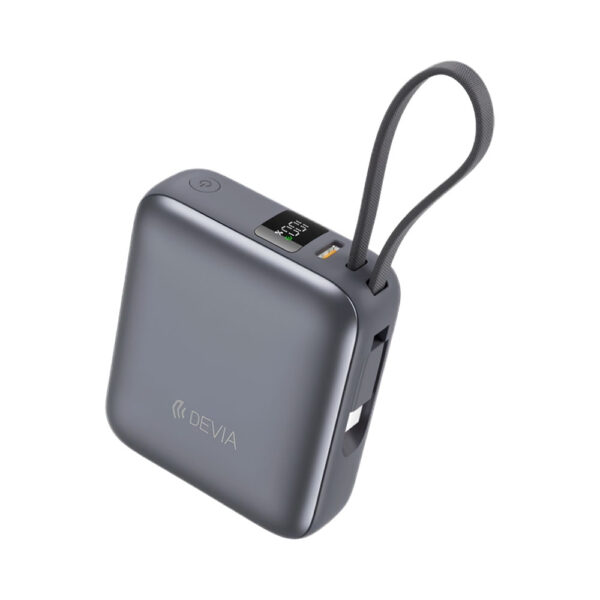 DEVIA Ultra1 PD 35W Power Bank With Built-in Cable 10000mAh