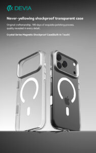 DEVIA iPhone 17 Pure Clear Series Magnetic Shockproof