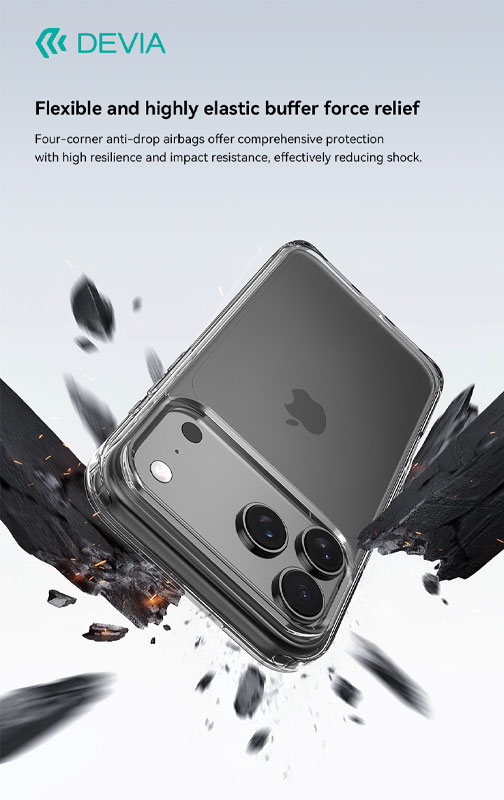DEVIA iPhone 17 Pure Clear Series Magnetic Shockproof