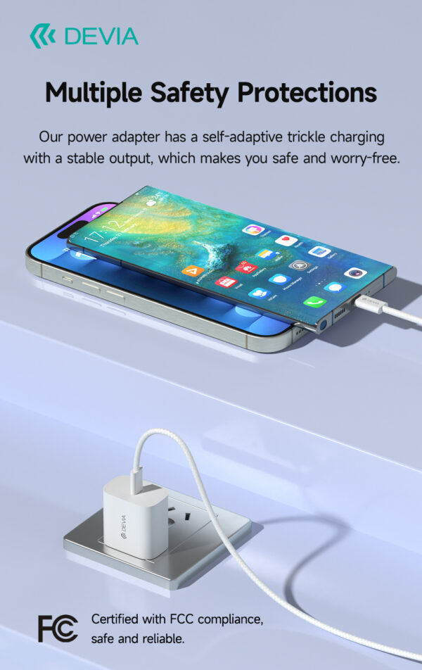 DEVIA Smart Series PD 30W GaN Charger Set With USB-C Cable(EU)