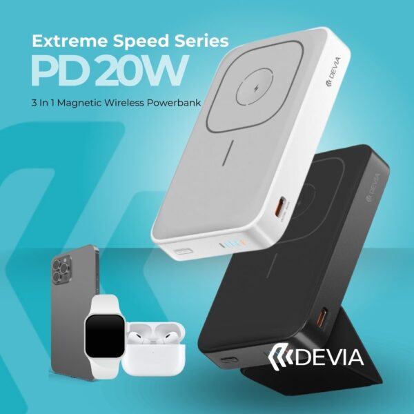 DEVIA Smart Series 2A+C PD 20W Auto Power Socket (EU)