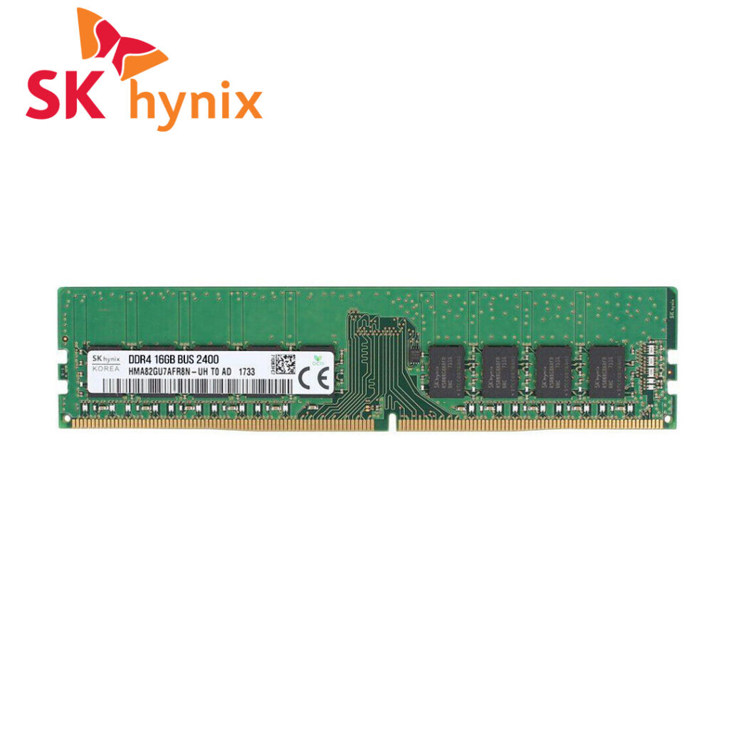 DIMM DDR4-2400 16Go HYNIX PC4-19200 ECC RDIMM 1Rx4 HMA82GR7MFR4N-UH