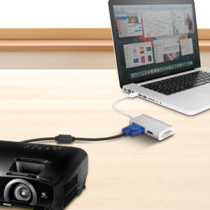 MacAlly MD-3N1-4K ADAPTATEUR Mini-DP vers DVI/HDMI/VGA (F) * PC/Mac