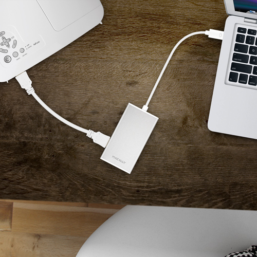 MacAlly MD-3N1-4K ADAPTATEUR Mini-DP vers DVI/HDMI/VGA (F) * PC/Mac