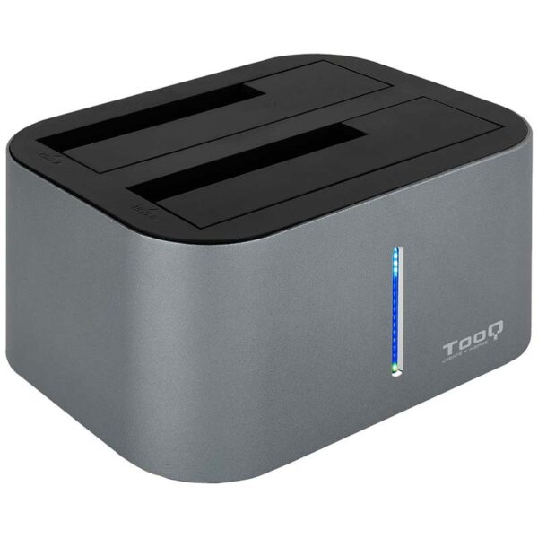 Station d'accueil USB 3.1 TooQ TQDS-805 pour 2x S-ATA (Gris) - TQDS-8