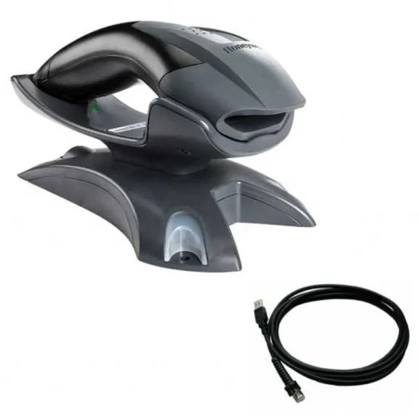 Douchette Laser HONEYWELL Voyager 1202G2-2USB-5 1D BTO s/fil * Noir