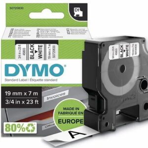 Ruban d'étiquettes Dymo 45803 - 19 mm Largeur - Permanent Adhésif - R