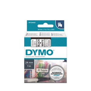 DYMO D1 - Standard Étiquettes - Noir sur blanc - 24mm x 7m