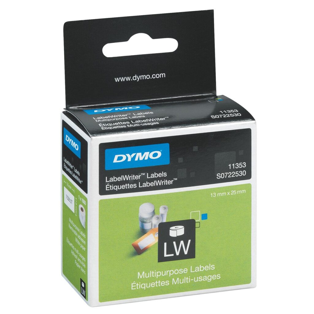 DYMO DYMO® LW - Étiquettes multi-usages - 13 x 25 mm - S0722530