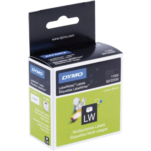 DYMO DYMO® LW - Étiquettes multi-usages - 13 x 25 mm - S0722530