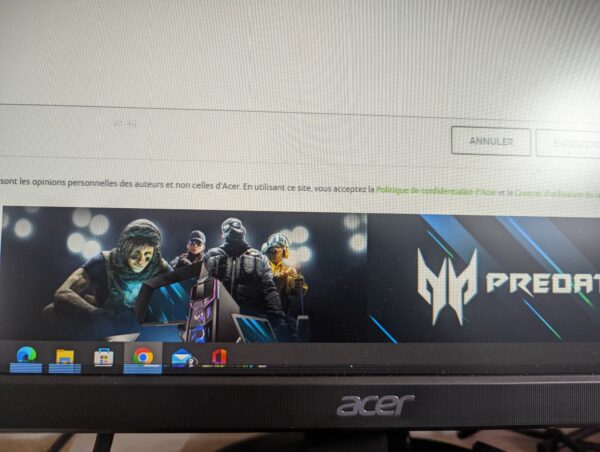 ECRAN VIDEOPROJECTEUR ACER M87-S01MW 70 (1:1) 178x181cm
