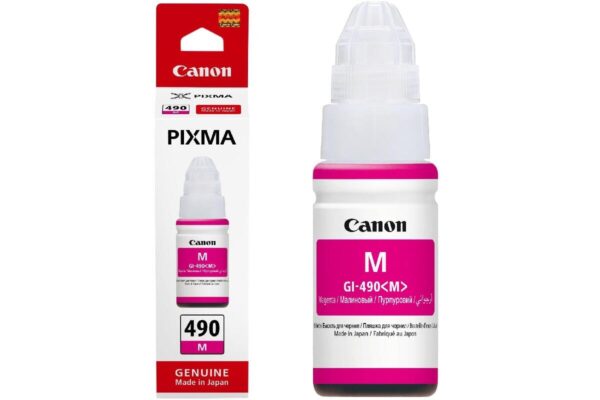 ENCRE CANON GI-490 M (recharge encre MAGENTA pour G2411/G3411/G4411)