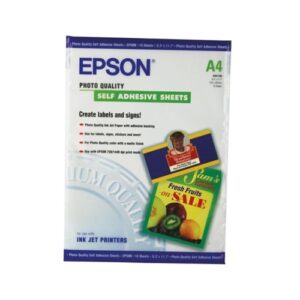 Self-Adhesive Photo Paper - A4 - 10 Feuilles /COMMANDE