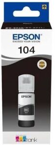 104 EcoTank Pigment black ink bottle