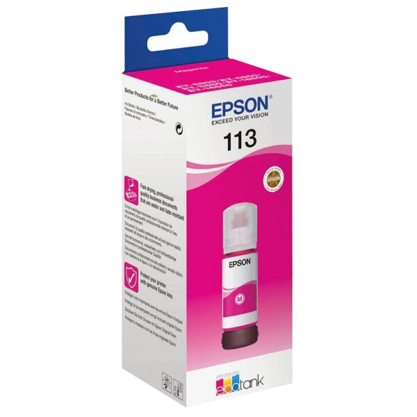113 EcoTank Pigment Magenta ink bottle (70 ml)