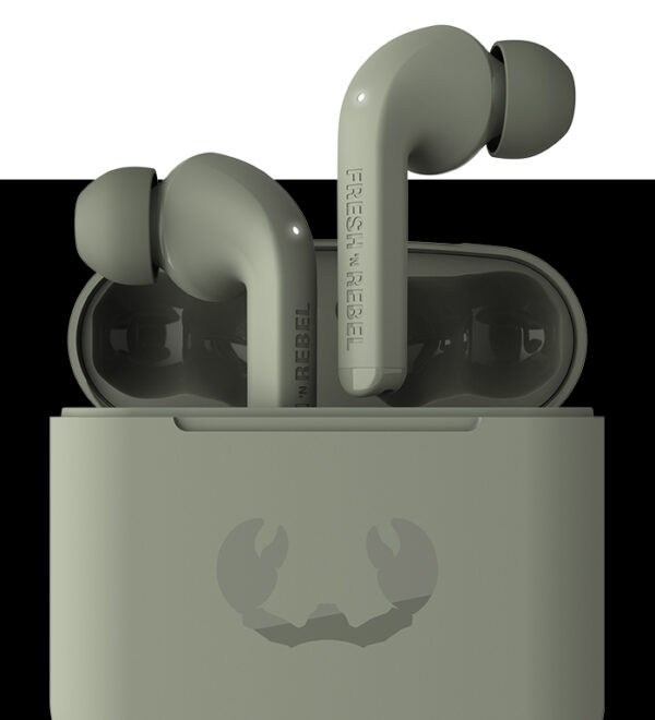 FRESH N REBEL - Flow - Wired earbuds with USB-C connector - Storm Gre