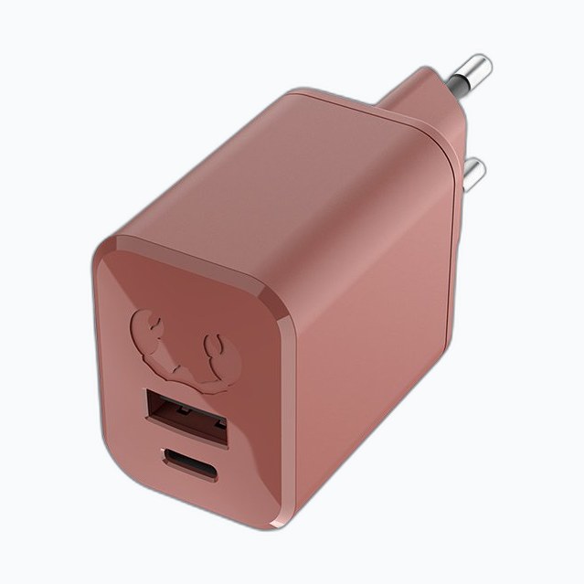 FRESH N REBEL - Mini Charger USB-C PD // 20W - Smokey Pink