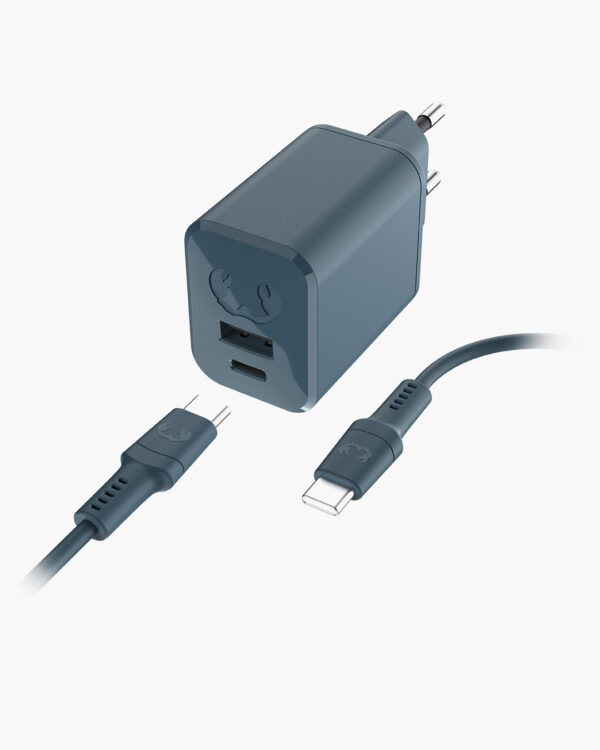 FRESH N REBEL - Mini Charger USB-C PD // 45W + USB-C Cable - Deep Mau