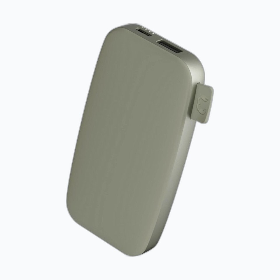 FRESH N REBEL - Powerbank 6000 mAh USB-C - Fast Charging - Dried Gree
