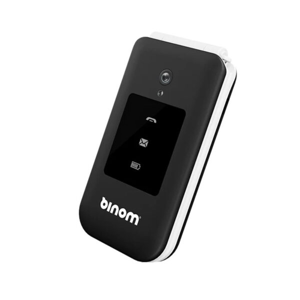 Binom X3 Senior Flip Phone 2,8 4G à Clapet +GPS SOS/BTO * Noir