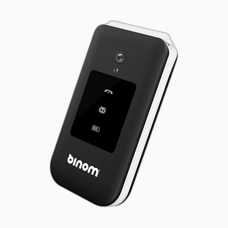 Binom X3S Essential Flip Phone 2,8 4G Clapet SOS/BTO * Noir & Blanc