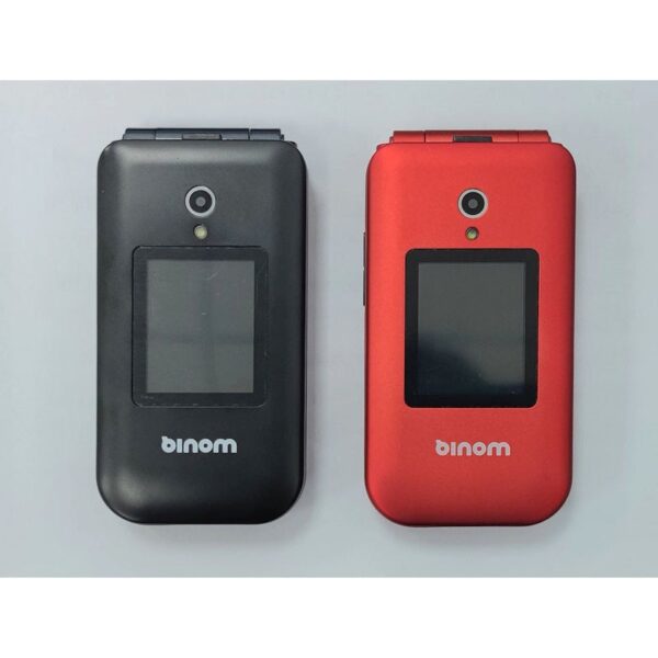 Binom X3S Essential Flip Phone 2,8 4G Clapet SOS/BTO * Noir & Blanc