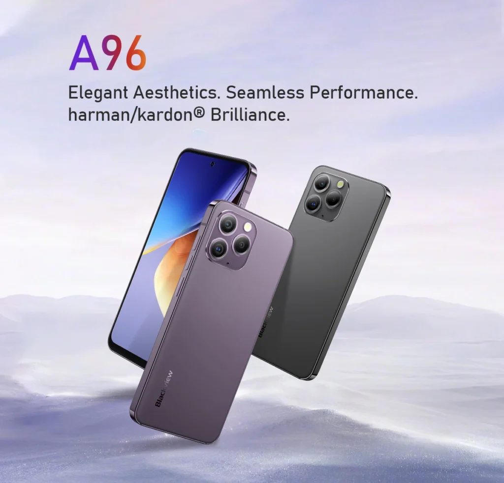 BLACKVIEW A96 4G 6,5 120Hz Octa 8/256Go 48Mpix Andr13 • Noir