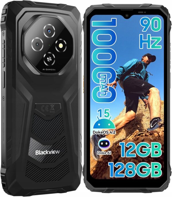 BLACKVIEW FORT 1 6.56 6/256Go 4G IA 10 000 mAh ctocœur Tiger T615