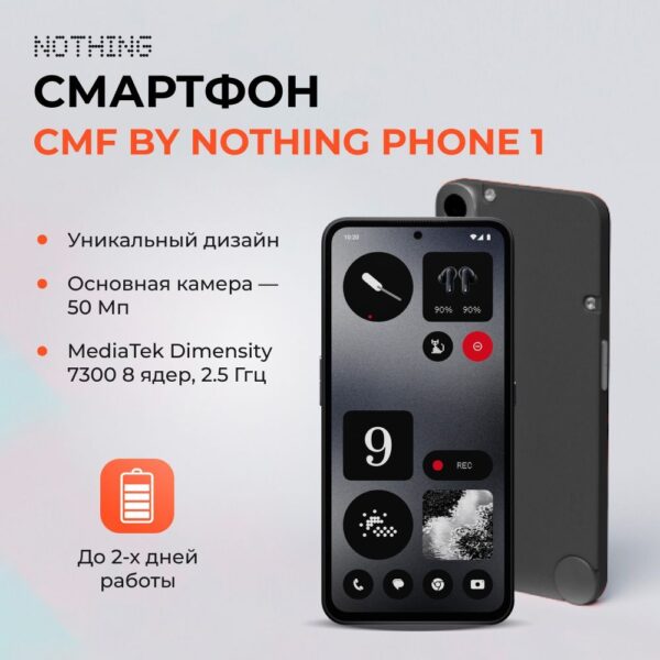 Nothing Phone (1) DS 8/128GB * Black