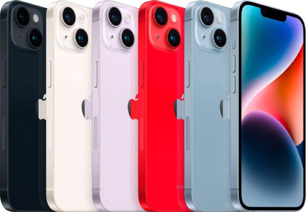 iPhone 14 128Go BLEU reconditionné (A+) garanti 3 ans sauf batterie