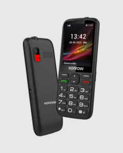 KONROW SENIOR 280 NEXT 4G DS 2,8 Bluetooth +Dock de charge * Rouge