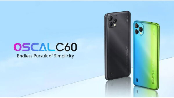 OSCAL C60 6,53'' DS 4G Quad 4/32Go 3Cam 4780mAh Andr11 * Bleu