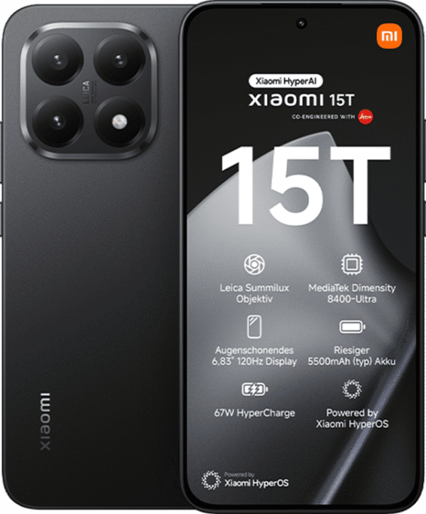 XIAOMI Redmi Note 15 Pro 4G 6,83 8/256Go • Black (TCP 14€ incl.)