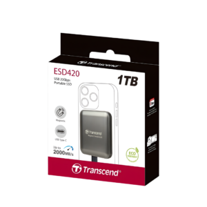 TRANSCEND ESD420 2To SSD Externe USB-C MagSafe (TCP 6€ incl.) * Gold