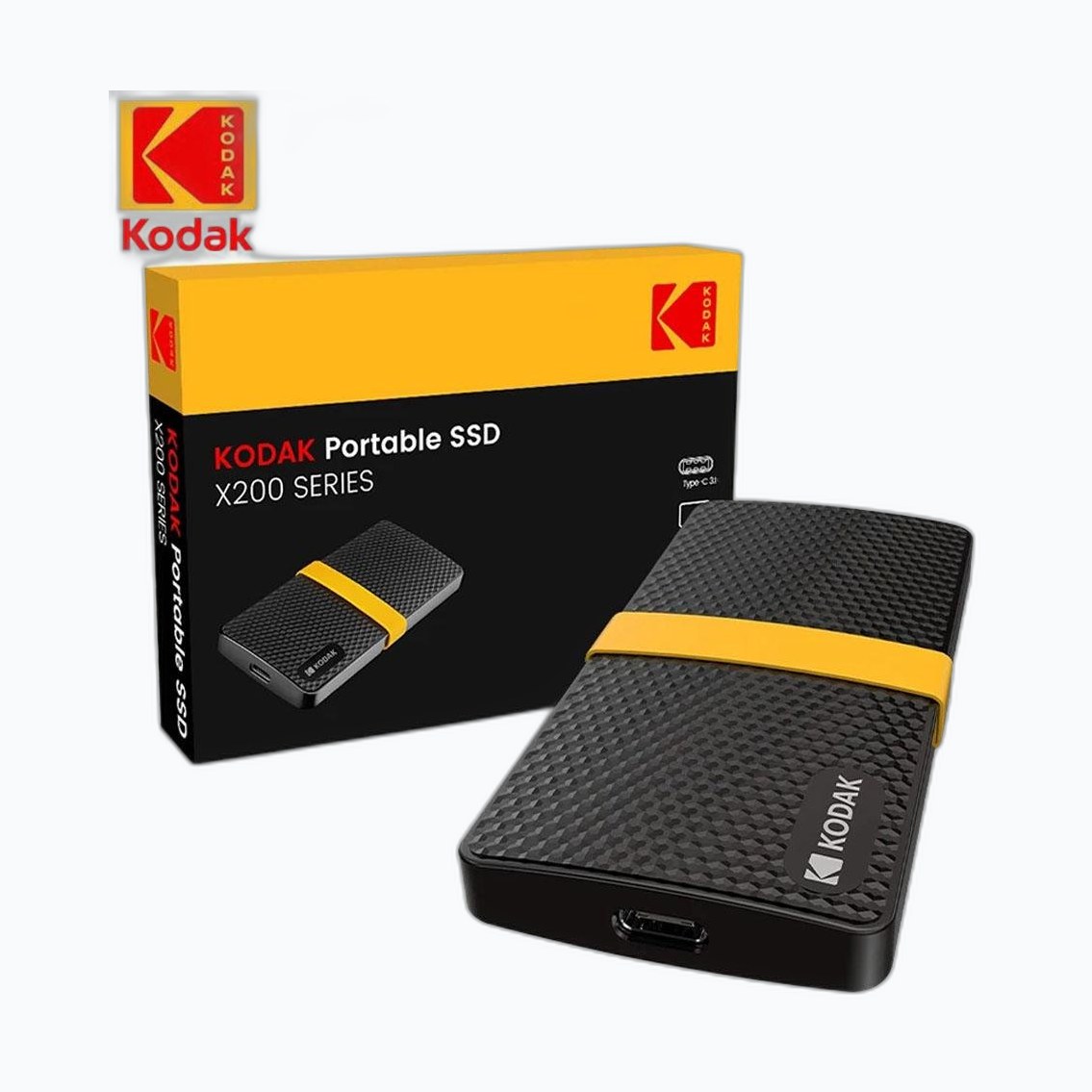 KODAK X200 1To SSD Externe USB-C comp. PC/Mac (TCP 6€ incl.)