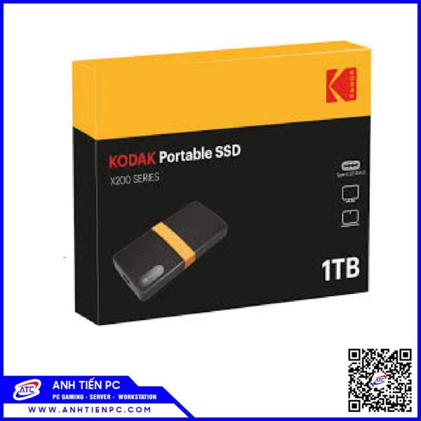 KODAK X206 1To SSD Externe USB-C comp. PC/Mac (TCP 6€ incl.)