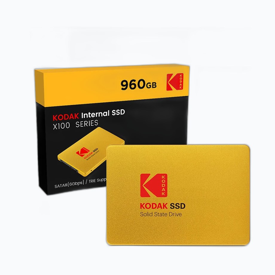 Disque Dur SSD KODAK X100 960Go SATAIII 2,5 SATA3 7mm