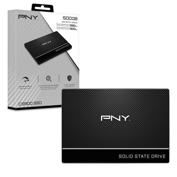 Disque Dur SSD PNY CS900 500Go 2,5 SATA3 * SSD7CS900-500-RB