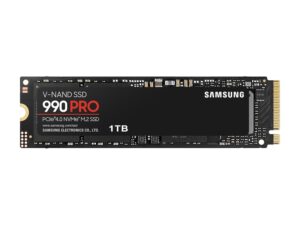 Disque Dur SSD SAMSUNG 990 PRO 1To M.2 NVMe PCIe * MZ-V9P1T0BW