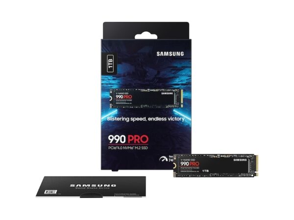 Disque Dur SSD SAMSUNG 990 PRO 1To M.2 NVMe PCIe * MZ-V9P1T0BW