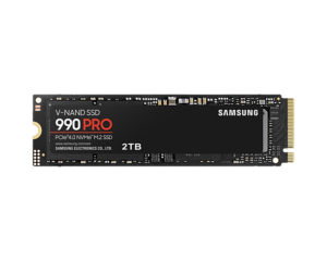Disque Dur SSD SAMSUNG 990 PRO 2To M.2 NVMe PCIe * MZ-V9P2T0BW