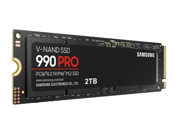 Disque Dur SSD SAMSUNG 990 PRO 2To M.2 NVMe PCIe * MZ-V9P2T0BW