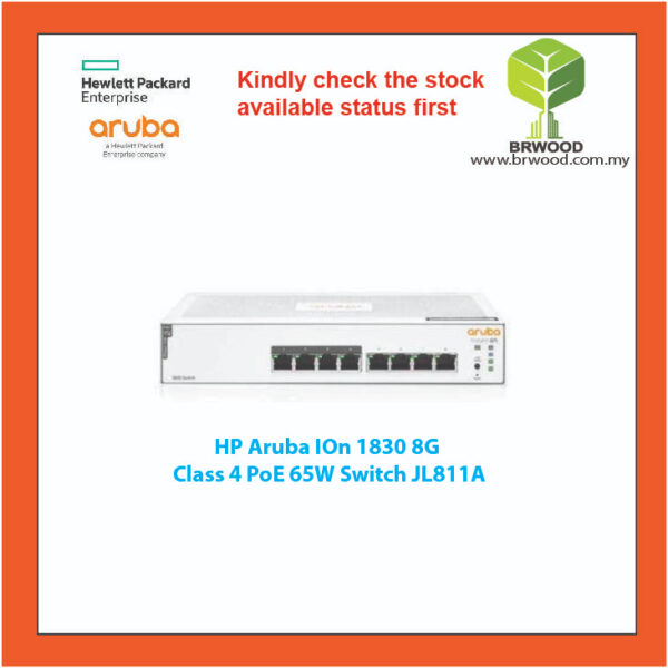 HP Switch 1830-8G 8xGbL 4xPoE (65W) manageable [JL811A]
