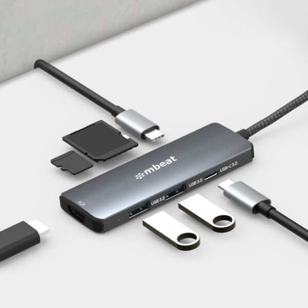 Hub USB-C 3.2 Nanocable - 3 ports (Gris) - 10.16.4505