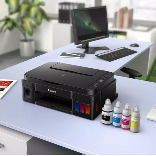 IMPRIM. CANON G3410 3-en-1 Rechargeable USB/WiFi PC * 490/491