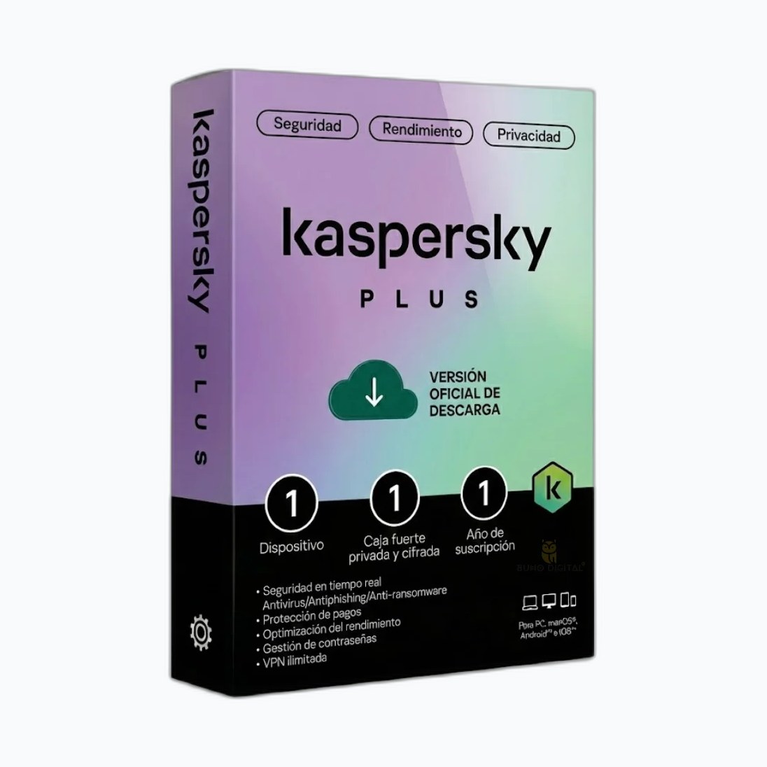 KASPERSKY Plus Multi-Device (PC/Mac/Android/iOS) * 1 AN