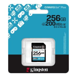 Carte mémoire SD Card256GB KINGSTON Canvas Go! GEN 4 SDXC