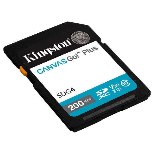 Carte mémoire SD Card 64GB KINGSTON Canvas Go! GEN 4 SDXC adaptateur inclus